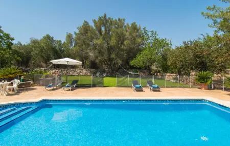Son Rossinyol, maison en pierre avec piscine à Llubí : photo 2