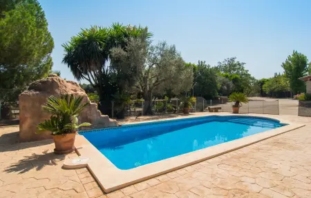 Son Rossinyol, maison en pierre avec piscine à Llubí : photo 3