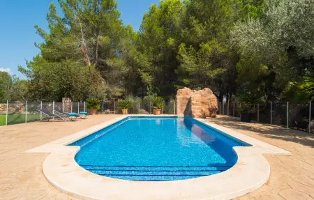 Son Rossinyol, maison en pierre avec piscine à Llubí : photo 5