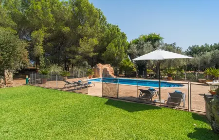 Son Rossinyol, maison en pierre avec piscine à Llubí : photo 6
