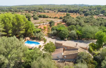 Son Rossinyol, maison en pierre avec piscine à Llubí : photo 13