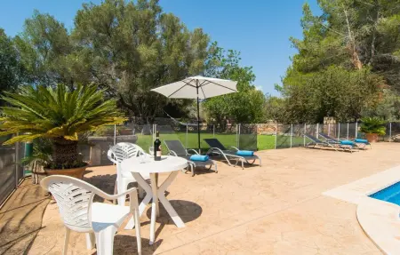 Son Rossinyol, maison en pierre avec piscine à Llubí : photo 14