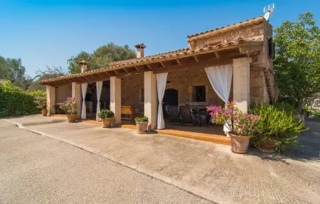 Son Rossinyol, maison en pierre avec piscine à Llubí : photo 16
