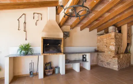 Son Rossinyol, maison en pierre avec piscine à Llubí : photo 18