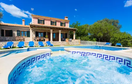 Es Corto, villa majorquine 10 pers. vue montagnes : photo 2