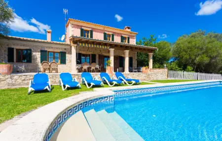 Es Corto, villa majorquine 10 pers. vue montagnes : photo 10