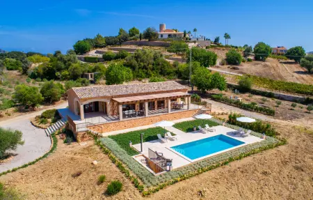 Es Pou des Rafal – Maison pierre Majorque, piscine privée : photo 2