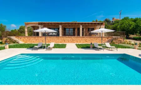 Es Pou des Rafal – Maison pierre Majorque, piscine privée : photo 3