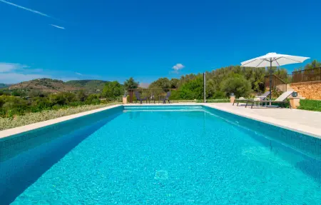 Es Pou des Rafal – Maison pierre Majorque, piscine privée : photo 4