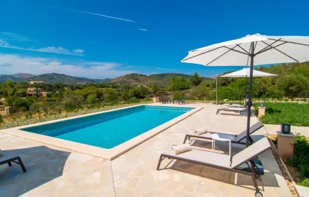 Es Pou des Rafal – Maison pierre Majorque, piscine privée : photo 6