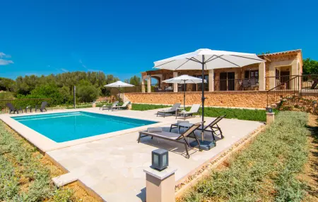 Es Pou des Rafal – Maison pierre Majorque, piscine privée : photo 11