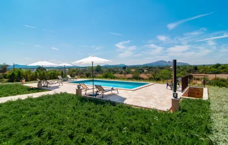 Es Pou des Rafal – Maison pierre Majorque, piscine privée : photo 13