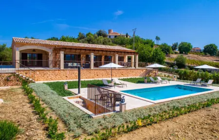 Es Pou des Rafal – Maison pierre Majorque, piscine privée : photo 14