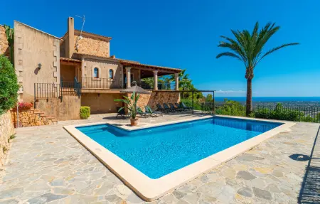 Finca Es Puig S'Horta : maison pierre avec piscine : photo 2