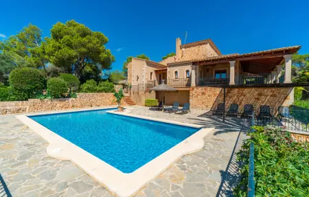 Finca Es Puig S'Horta : maison pierre avec piscine : photo 4