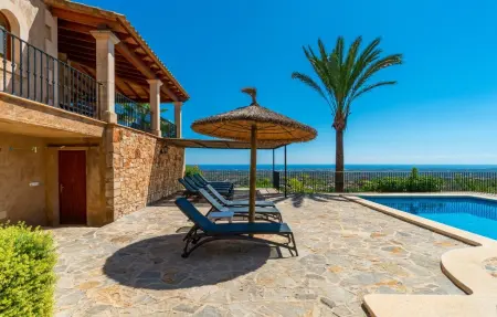 Finca Es Puig S'Horta : maison pierre avec piscine : photo 5