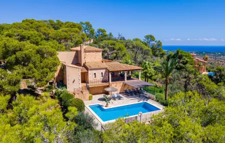 Finca Es Puig S'Horta : maison pierre avec piscine : photo 11