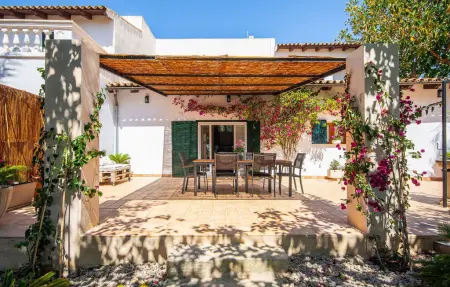 Appartement Son Flo-Buganvilla à Santa Margalida, terrasse et piscines : photo 4