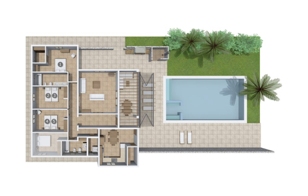 Leon I – Maison avec piscine mosaïque à Portocolom - Photo 27