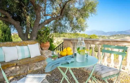 Appartement Son Flo à Santa Margalida, terrasse ombragée et piscine : photo 14