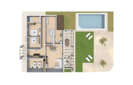 Roca de Tejos, maison avec piscine à Sa Coma : photo 47