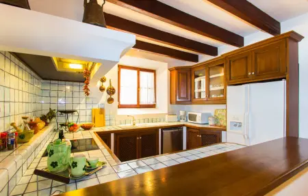 Sos Monjos, maison en pierre à Artà avec piscine : photo 9