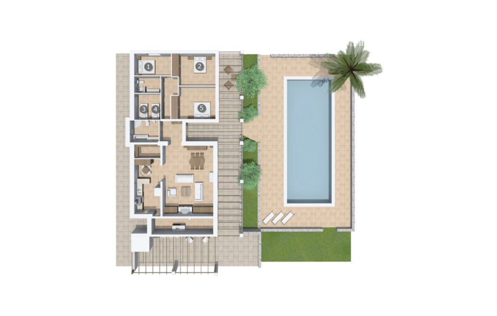 Villa Arbor : maison 4 chambres piscine 11m à Manacor - Photo 47
