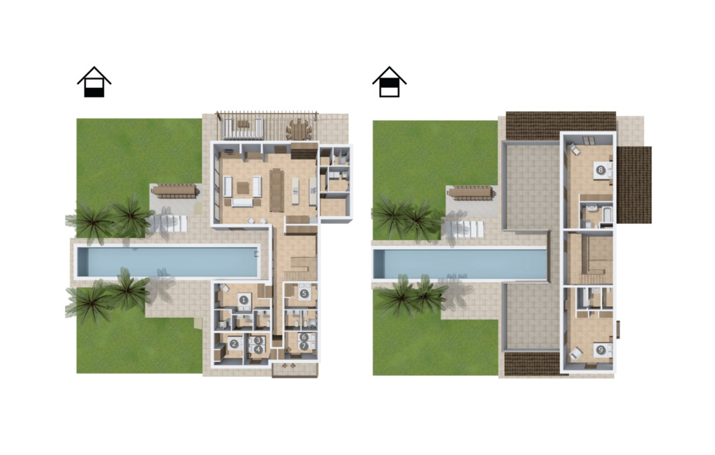 Son Sard Nou, villa 6 chambres avec piscine débordement - Photo 52