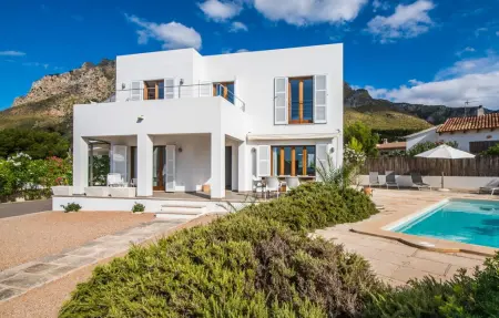 Maison Mateu avec piscine à Betlem, vue baie d'Alcúdia : photo 11