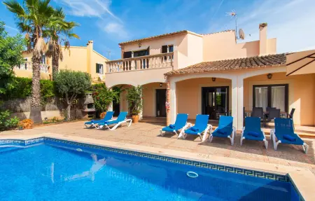 Villa Karen, 4 chambres avec piscine à Sa Rápita : photo 11