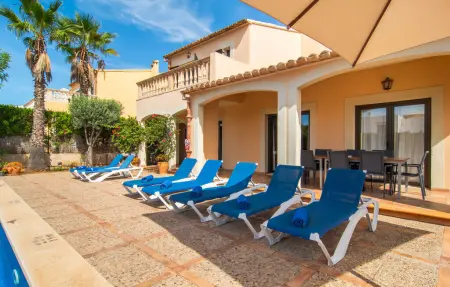 Villa Karen, 4 chambres avec piscine à Sa Rápita : photo 17