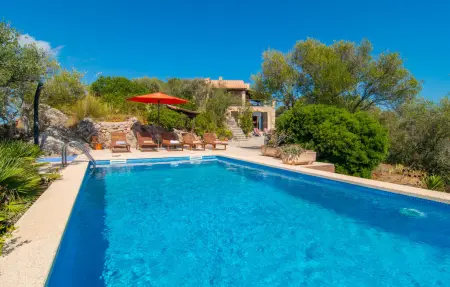 Puig des Corb – Finca 7 pers. vue 360° sur Artà : photo 2