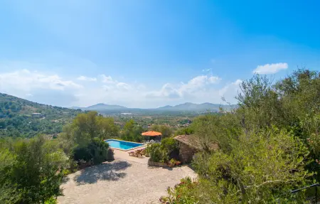 Puig des Corb – Finca 7 pers. vue 360° sur Artà : photo 3
