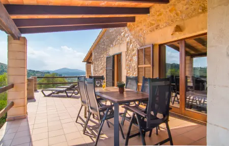 Puig des Corb – Finca 7 pers. vue 360° sur Artà : photo 7
