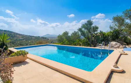 Puig des Corb – Finca 7 pers. vue 360° sur Artà : photo 10