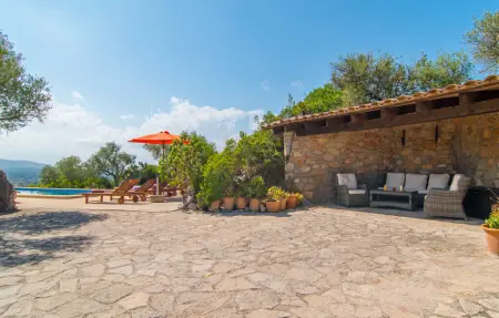 Puig des Corb – Finca 7 pers. vue 360° sur Artà : photo 16