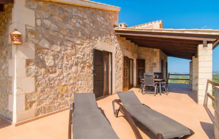 Puig des Corb – Finca 7 pers. vue 360° sur Artà : photo 21