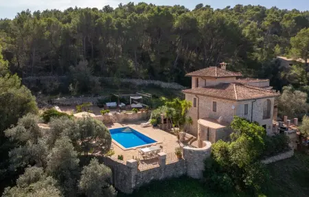 S'Estelrica, maison 6 pers. piscine contre-courant : photo 14