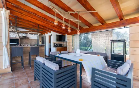 Na Peixet, maison majorquine 8 pers. vue château d'Artà : photo 7