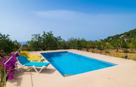 Cas Forner – Maison 6 pers. piscine vue mer : photo 6
