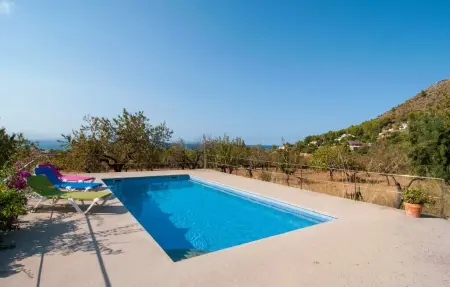 Cas Forner – Maison 6 pers. piscine vue mer : photo 12