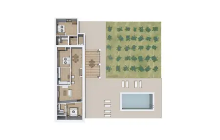 Cas Forner – Maison 6 pers. piscine vue mer : photo 42