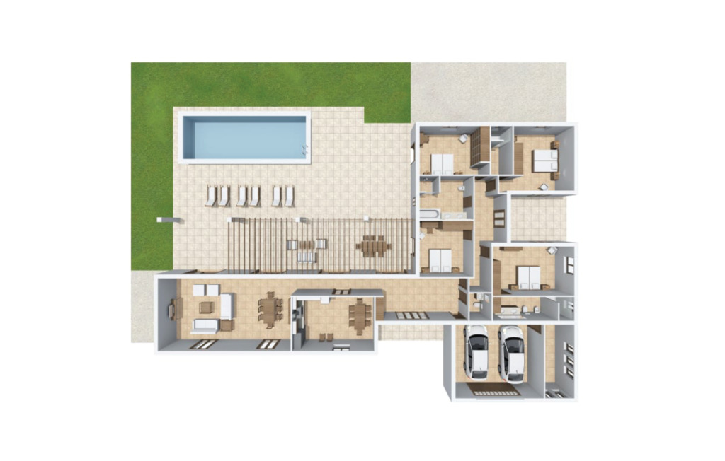 Ses Portes – Maison 8 pers. avec piscine à Campos - Photo 57