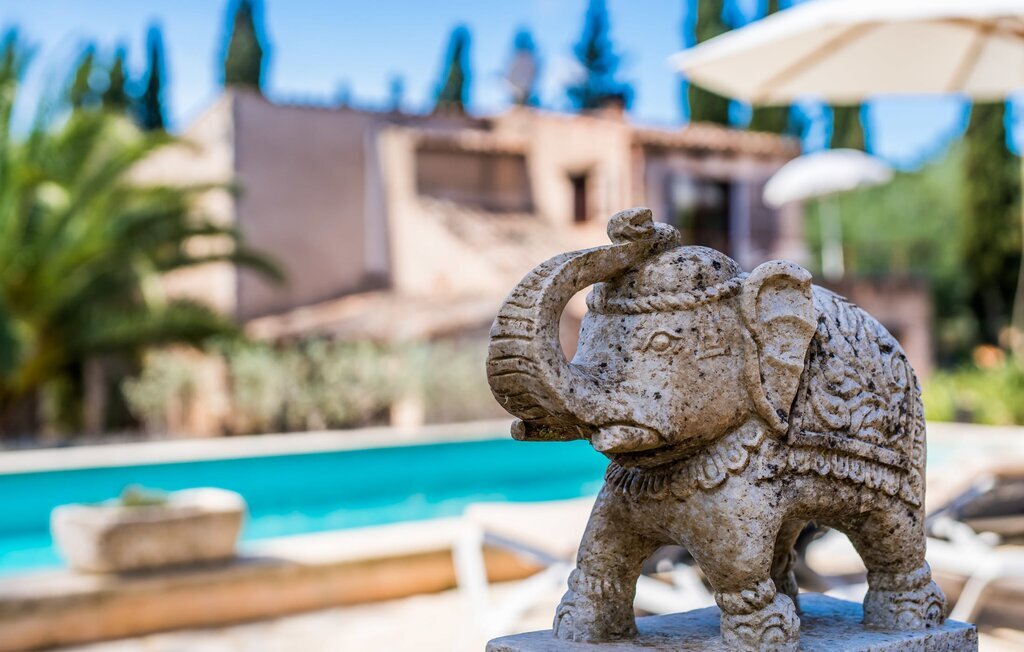Villa Bona Feina à Artà, piscine et jardin d'oliviers - Photo 11