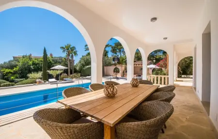Villa Zen – Maison 8 pers., piscine et vue mer à Cala Santanyi : photo 8