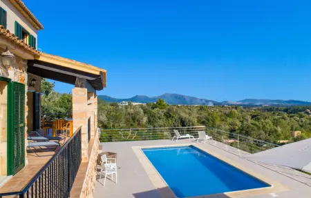Ca Na Cristina de Carrossa, villa 6 pers. vue mer à Artà : photo 10