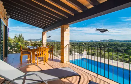Ca Na Cristina de Carrossa, villa 6 pers. vue mer à Artà : photo 16