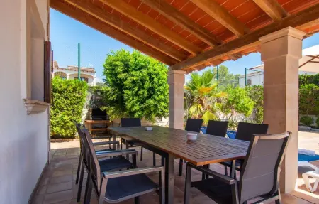 Villa Isabel à Sa Ràpita, 4 chambres avec piscine : photo 8