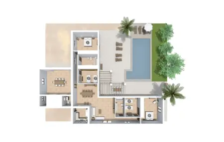 Can Mates Nou - Maison 8 pers. avec piscine à Campos : photo 42