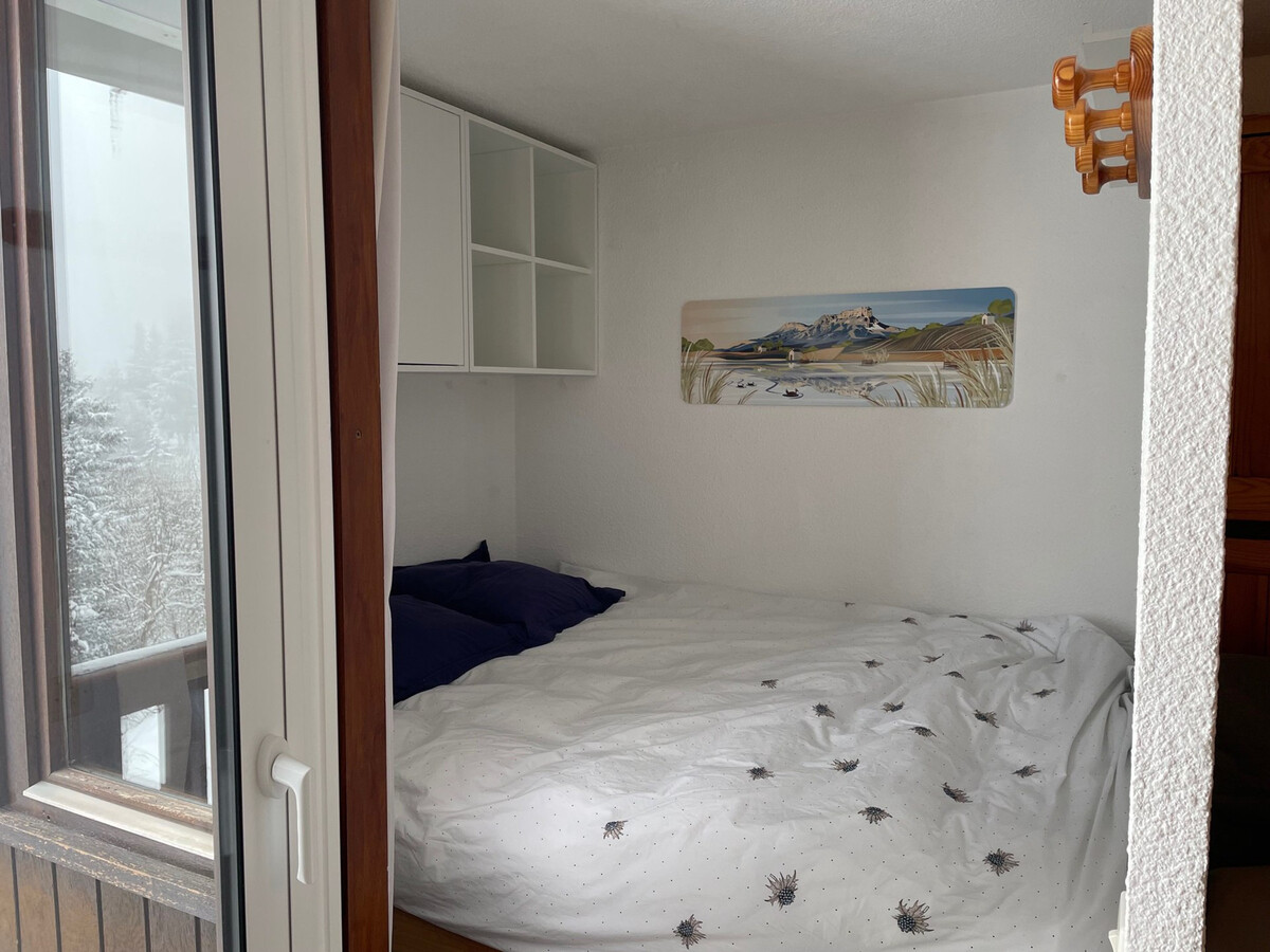 Studio cabine 4 pers à Chamrousse, balcon sud - Photo 6